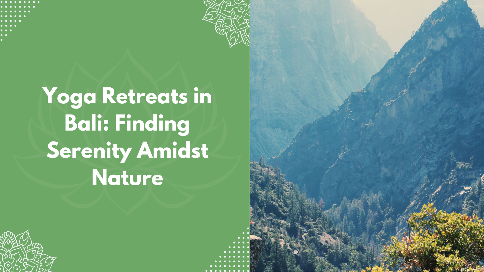 Yoga Retreats in Bali