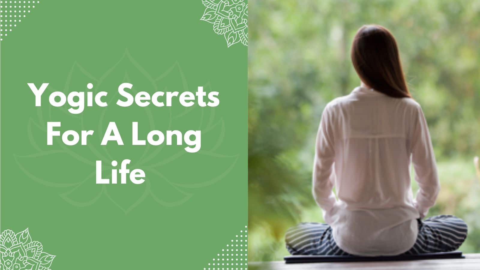 Yogic Secrets For A Long Life